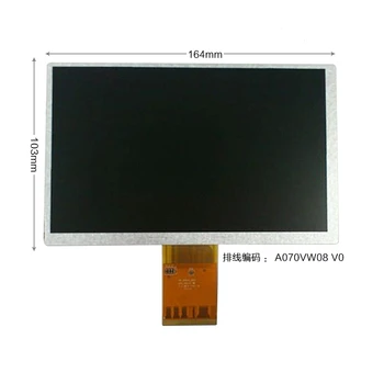 A070VW08 V2 V0 tela LCD de 7 polegadas é utilizado para o carro de navegação do DVD