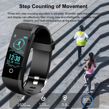 2019 LIGE Novo Smart Saúde Assistir Homens de fitness tracker Pulseira de frequência Cardíaca Pressão Arterial Monitor de Relógios de Desporto SmartWatch Mulheres