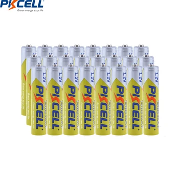 24PC PKCELL AAA 1000mA Bateria NIMH 3A AAA Recarregáveis da Bateria Pilhas De 1,2 V Ni-MH Baterias para Câmera Lanternas Brinquedos
