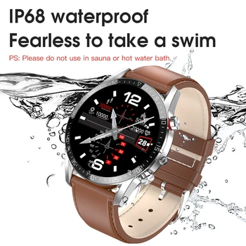 2020 Novo Ecg Smart Watch Homens 360*360 de Alta Resolução Ip68 Impermeável Smartwatch Para Android IOS Telefone Esportes Fitness Relógios