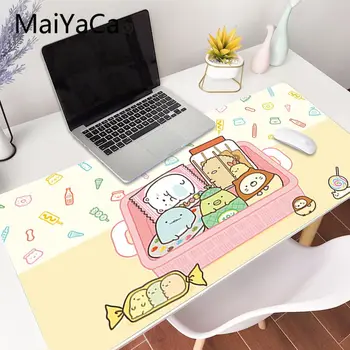 MaiYaCa Cartoon Japão Sumikko Gurashi tapete de rato Gaming Mouse Pad Grande Fecho de Borda do Teclado 90x40cm Deak Tapete para Cs Ir LOL