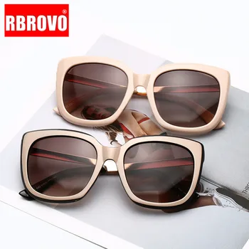 RBROVO 2021 de Moda de Luxo, a Marca de Óculos de sol das Mulheres/Homens de Metal Óculos para Mulheres Retro Clássico de Compras Gafas De Sol Mujer UV400