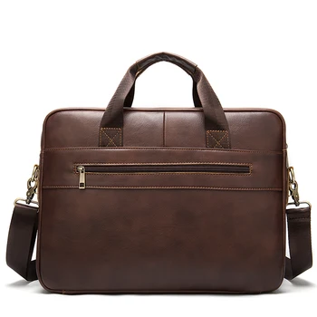 WESTAL homens de couro genuíno saco de homens maleta de couro bolsa para laptop sacos de escritório para os homens de negócios maleta bolsa para documentos