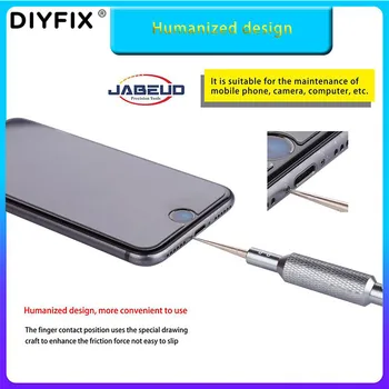 JABEUD 2D chave de Fenda S2 Aço Para iPhone 11/X/8/8P Huawei, Samsung Tablet Celular Ferramenta de Reparo Kit de chaves de fenda Magnética