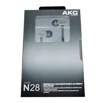 AKG N28 com fios de fone de ouvido com Controle de Linha de Microfone de Baixo Pesado de Alta Resolução, Aparelhagem hi-fi Febre Fones de ouvido