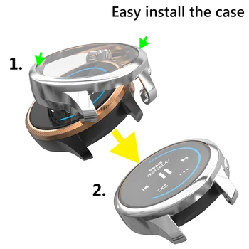 Ultra-Fina de proteção caixa de Relógio Para Garmin Venu completa Capa Protetor de quadro para venu assistir Choque-revestimento resistente à Shell de caso