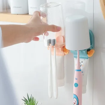Rolamento de pasta de dente Espremedor de Tubo de 2020 Parede Multifuncional creme Dental Espremedor de casa de Banho Titular da Escova de dentes LF71038