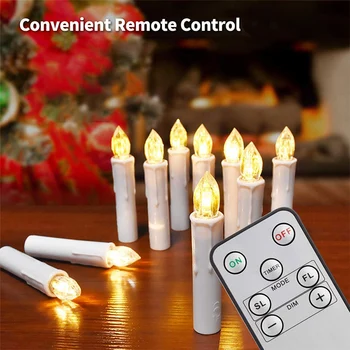Natal Eletrônicos conduzidos a Luz da vela Flameless da Lâmpada de Controle Remoto Casamento, Aniversário, Jantar de Iluminação, a Decoração Home
