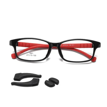 TR90 Ultraleve Macia e Flexível de Segurança Garoto Crianças Óculos de Armação de Óptica de Óculos de Oculos de Borracha de Meninos Meninas rapazes raparigas Faixa de Borracha