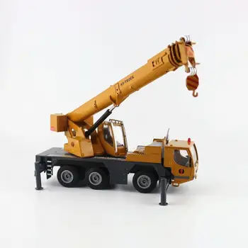 Frete Grátis/Diecast Brinquedo Modelo/Escala 1:50/Caminhão Montado Caminhão Guindaste/Engenharia Carro/Coleção Educacional/Presente Para Crianças Pequenas