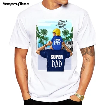 Adora T-shirt dos homens o Amor do Pai Imprimir T-shirt Branca Harajuku TShirt Vogue, Tops, t-shirt Femme Vogue família de Verão TShirt