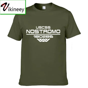 Nostromo Alienígenas Alienígenas Scifi Homenagem Dia De Natal, A T-Shirt Mens Engraçado Verão Do Algodão Do T-Shirt Personalizada Diy Tees Tops