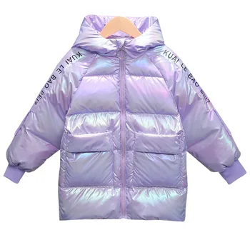 Crianças Meninas Snowsuit 2020 Inverno Meninos Down Jacket Crianças Moda Inverno Quente Com Agasalho Com Capuz Casaco Estilo Muito Snowsuit