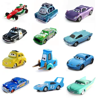A Disney Pixar, Carros 2, Do Carro De Metal Brinquedos Chick Hicks Relâmpago McQueen, O Rei Fundido De Liga De Metal Brinquedos De Presente De Aniversário De 17 De Estilo