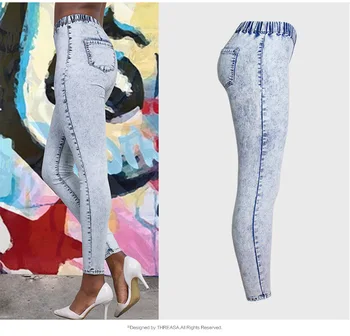 2019 Verão Lavagem De Celulose Branqueada De Fêmea Namorado Jeans Para Mulheres Esticada Azul Cintura Alta Jeans De Senhoras Jeans Skinny Mulher Mãe Jeans