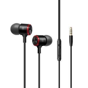 Quente! De 3,5 mm Fones de Ouvido Super Bass Fone de ouvido Estéreo de Esportes Execução de Fones de ouvido com Microfone Para Xiaomi para Samsung para iPhone