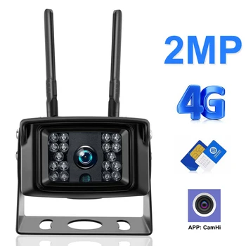 3G 4G a Câmera Cartão SIM HD 1080P sem Fio ao ar livre Impermeável Mini CCTV de Segurança do Cartão SD para gravação de Vídeo Câmera Apoio P2P CAMHI