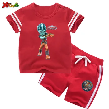 Crianças de Ternos de Vestuário, Gormitis Traje Conjunto de T-Shirts+Calça para Bebê Menino com Roupas de Menina Meninos Curto Sportswear, Roupas Curtas Terno 2020