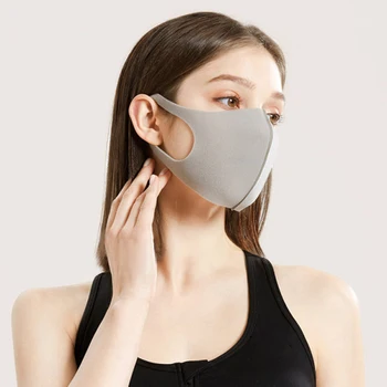 10pcs Para Adultos Boca do Cara de Máscara Preta de Algodão PM2.5 anti-pó máscara de filtro à Prova de Boca, para abafar Moda Máscara Respirável Kpop