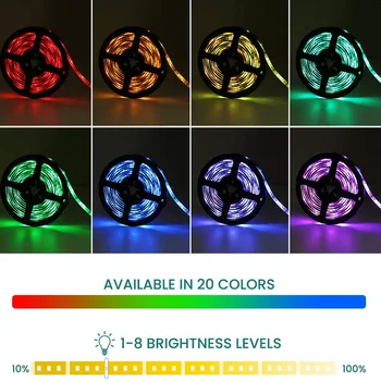 Segurança Lâmpada LED Fita Flexível de Corda de Casamento Decorativa Luzes de Fadas 24W DC12V Bar LEVOU Luz Strip RGB Luz