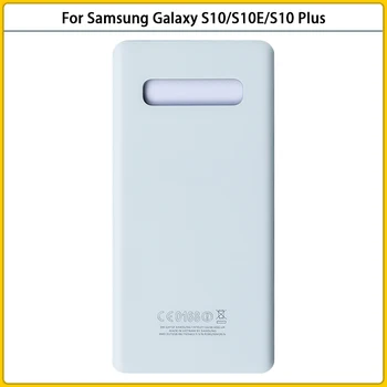 10Pcs Nova S10 Traseira da Habitação Case Para Samsung Galaxy S10/S10E/S10 Plus G973 G975 de Vidro Tampa de Bateria de Substituição da Tampa de Porta de Volta