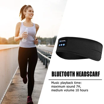 Elástico De Música Bluetooth Cabeça De Dormir Headwear De Fone De Ouvido Alto-Falante Fone De Ouvido Sports Execução De Fone De Ouvido Fone De Ouvido