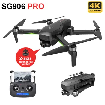 SG906 Pro 2 Drone 4k HD Mecânico 2-Eixo cardan Câmara 5G Wifi GPS suporta Cartão TF de Profissionais drones distância 1.2 km