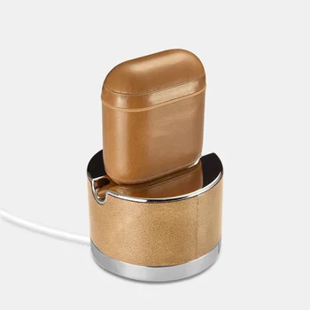 Adequado para AirPods 1 2 capa protetora de couro Fran-13k Apple fone de ouvido Bluetooth escudo protetor auricular sem fios da caixa de armazenamento