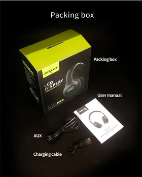 Novos Fones de ouvido sem Fio Bluetooth Fone de ouvido Dobrável Fone de ouvido Estéreo de Jogos Fones de ouvido Com Microfone Para PC, telefone Móvel, Mp3