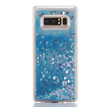 Coração de amor Líquido areia movediça Soft Case para Samsung Galaxy J4, J6 A6 A8 2018 J1 J3 J5 J7 2016 A3 A5 2017 J5 J7 Primeiro-Casos