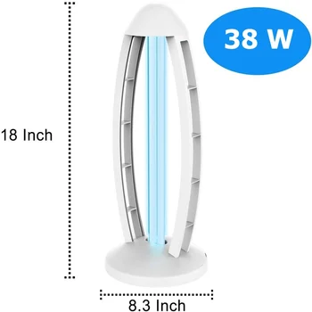 O Esterilizador UV Lâmpada Uvc Esterilizador UV Germicida Lâmpada de Esterilização com Ozônio Led Uv da Lâmpada 110v/220vhousehold Venda Direta da Fábrica