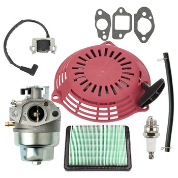 9pc Carburador Kit Para Honda GCV160 GCV135 Carburador Starter Filtro de Ar vela de Ignição Motosserra de Acessórios de Peças do Motor Kit de Reparo