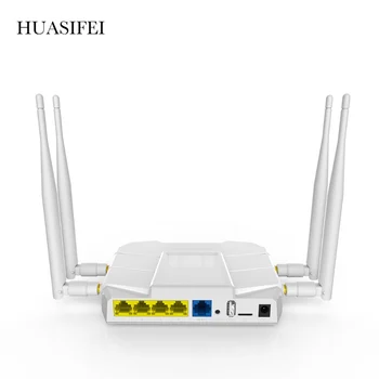 Desbloquear 1200Mbps Wireless Router 4G 4G LTE de banda Dupla 2.4 g&5.8 g router Gigabit Suporte com a Ranhura do Cartão SIM e 4pcs Externo Anten