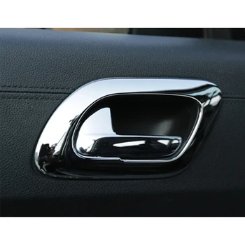 2009 10 11 12 13 14 Para Peugeot 3008 ABS Cromado porta do Carro lidar com apoio de Braço janela interruptor com botão tampa guarnição acessórios