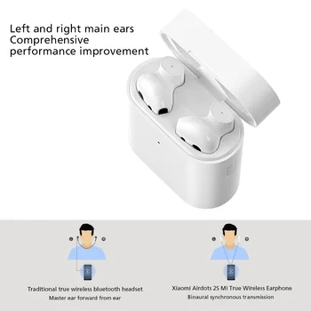 Xiaomi Airdots Pro 2S sem Fio Fone de ouvido TWS Mi Verdadeiro Fones de Ar 2S sem fio LHDC o Controle de Toque Duplo MICROFONE sem Fio ENC Carregador