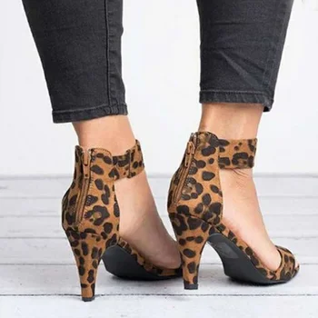 Mulheres Sandálias De Dedo Do Pé Aberto De Verão, Sapatos De Salto Alto Sandálias Femininas Finos Sapatos De Salto De Camurça Casamento Sandale Senhoras 2019 Sandalias Mujer
