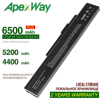 ApexWay 11.1 v a6400 a32-a15 de dns da bateria do portátil para o MSI A32-A15 A41-A15 A42-A15 A42-H36 CR640 Série CR640DX Série CR640MX Série