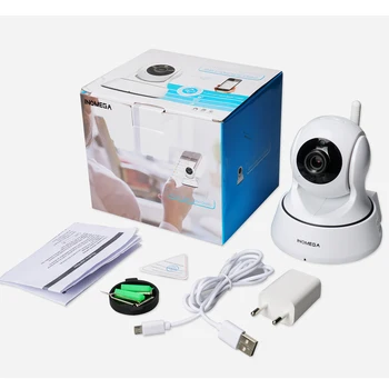 INQMEGA 720P de Armazenamento em Nuvem da Câmera do IP de WiFi cam Casa de Vigilância de Segurança CCTV Câmera de Rede de Visão Noturna Pan Tilt Monitor do Bebê