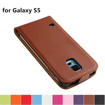 Telefone garra case capa de couro para Samsung Galaxy S5 i9600 estojo flip coevr case para Samsung G900F/K/L/S