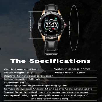 LIGE 2020 Novo Smart Watch Homens Waterproof o Esporte Relógio de frequência Cardíaca Pressão Arterial de Fitness Tracker Smartwatch reloj inteligente+Caixa