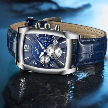 Homens luxo Assistir ONOLA 2020 Nova Moda Casual de Quartzo do Aço Inoxidável Relógios de Homens de melhor Marca de Relógio de Couro para homens