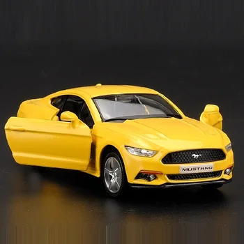 Simulação de alta Requintado Diecasts & Veículos de Brinquedo: RMZ da cidade de Estilo Carro De, Ford Mustang GT 1:36 da Liga de Modelo de Carro Puxar para Trás Carros