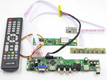 Controlador de Placa de Kit para B170PW01 V0 V. 0 / B170PW01 V1 V. 1 TV+HDMI+VGA+AV+USB ecrã LCD LED de Controlador de Placa de