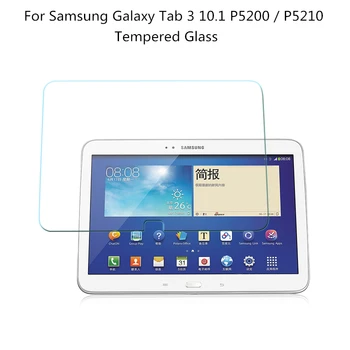 Premium 0,3 mm de Vidro Temperado de Protetor de Tela Para Samsung Galaxy Tab 3 10.1 P5200 P5220 P5210 9H Rígido Tablet Protiective Filme