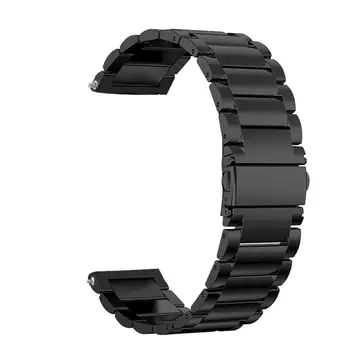 22mm Universal de Aço Inoxidável Correia de Relógio Para Samsung Galaxy Watch 46mm /Engrenagem S3 Classic/S3 Fronteira Pulseira de Metal, Pulseira de