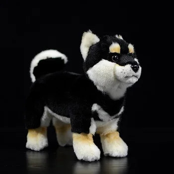 Candice guo brinquedos de pelúcia, brinquedos de pelúcia boneca animais dos desenhos animados de simulação cão Canis lupus familiaris doge Shiba Inu garoto presente de aniversário 1pc