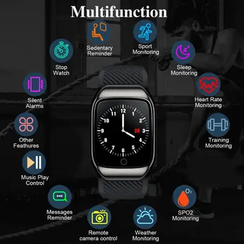 S300 Smart Watch Homens Fones de ouvido Com Fones de ouvido a Música de Esportes para o Exercício Executar Dois em Um Para Android Para ios
