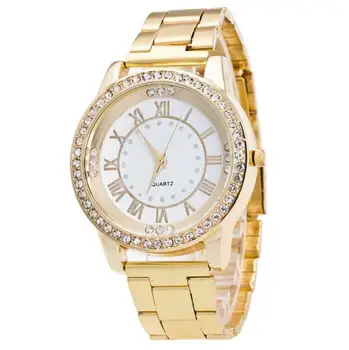 2020 Senhoras Relógios de Luxo, o Relógio de Ouro de Mulheres Fashion Dress Relógios de Aço Inoxidável de Quartzo relógio de Pulso montre femme relógio femino