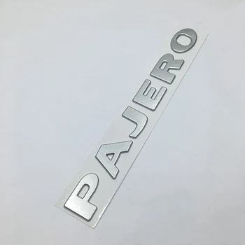 Carro 3D Adesivos 3D para Pajero Carta Logotipo ABS Emblema Emblema Adesivos de Carro do Corpo do Lado do Logotipo do Decalque Para Mitsubishi Pajero