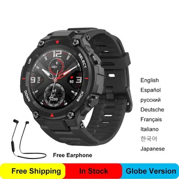 Amazfit Smart Watch Huami T-rex Smartwatch Tela AMOLED Homens Mulheres Wearable Desporto Relógios Inteligentes Globo Versão Original